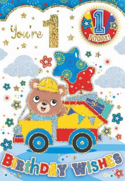 You're 1 Birthday Wishes (Badge Card) You're 1 Birthday Wishes (Badge Card)