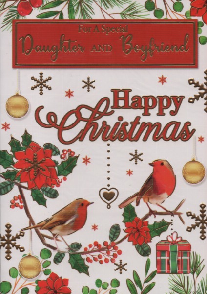 For A Special Daughter And Boyfriend Happy Christmas For A Special Daughter And Boyfriend Happy Christmas