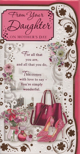 From Your Daughter On Mother's Day From Your Daughter On Mother's Day