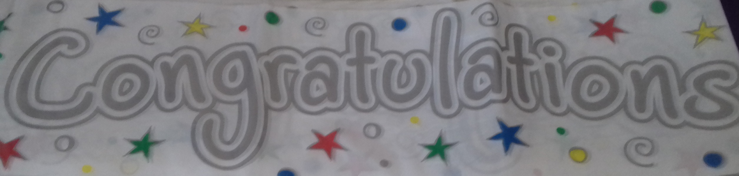 Congratulations Banner Congratulations Banner