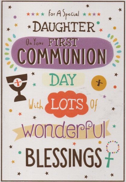 For A Special Daughter On Your First Communion Day For A Special Daughter On Your First Communion Day