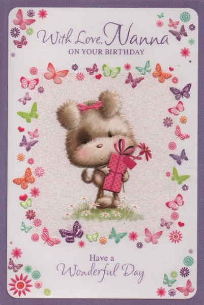 With Love, Nanna On Your Birthday With Love, Nanna On Your Birthday