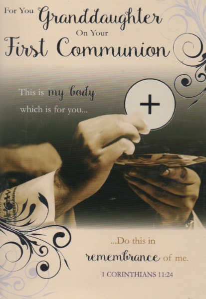 For You Granddaughter On Your First Communion For You Granddaughter On Your First Communion