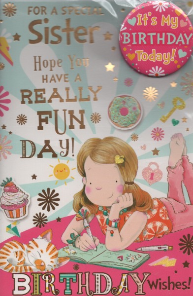 For A Special Sister (Badge Card) For A Special Sister (Badge Card)