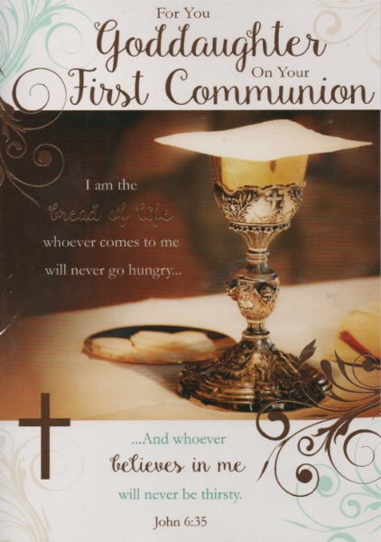 For You Goddaughter On Your First Communion For You Goddaughter On Your First Communion