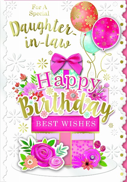 For A Special Daughter-in-Law (Handmade Card) For A Special Daughter-in-Law (Handmade Card)