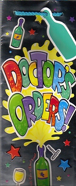 Doctors Orders Gift Bag And Tag Doctors Orders Gift Bag And Tag