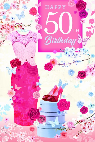 Happy 50th Birthday (Tilt Me I Move Card) Happy 50th Birthday (Tilt Me I Move Card)
