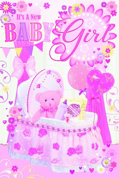 It's A Baby Girl (Tilt Me I Move Card) It's A Baby Girl (Tilt Me I Move Card)