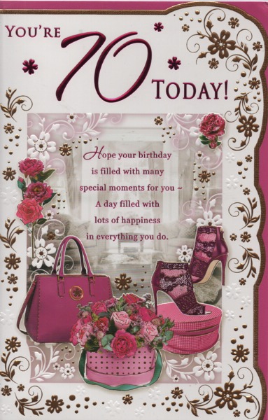 You're 70 Today! You're 70 Today!