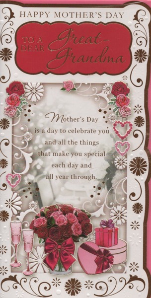 Happy Mother's Day To Dear Great-Grandma Happy Mother's Day To Dear Great-Grandma