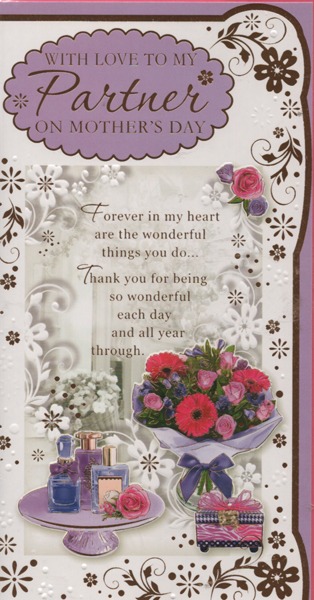 With Love To My Partner On Mother's Day With Love To My Partner On Mother's Day
