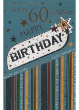 Congratulations You're 60 Today! Happy Birthday