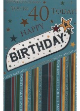 Congratulations You're 40 Today!