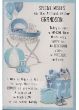 Special Wishes On The Arrival Of Our Grandson