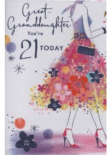 Great-Granddaughter You're 21 Today