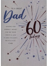 To A Great Dad 60 Today
