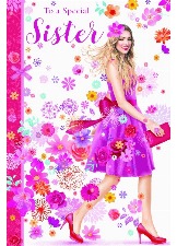 To A Special Sister (Tilt Me I Move Card)