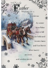 Father Wishing You A Merry Christmas