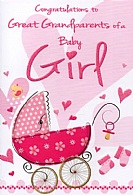 Congratulations To Great Grandparents Of A Baby Girl