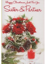 Happy Christmas Just For You Sister & Partner