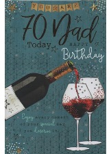 You Are 70 Today Dad Happy Birthday