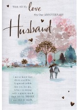 With All My Love On Our Our Anniversary Husband