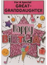 For A Special Great-Granddaughter Happy Birthday