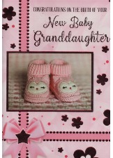 Congratulations On The Birth Of Your New Baby Granddaughter