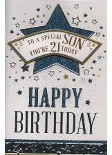 To A Special Son You're 21 Today Happy Birthday