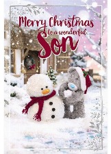 Merry Christmas To A Wonderful Son (3D Card)